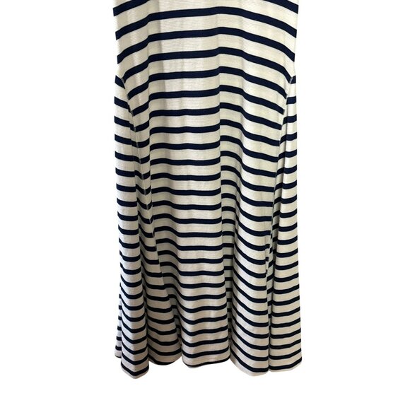 Polo Ralph Lauren Womens Striped Waffle Knit Thermal Maxi Dress M Fit & Flare - Picture 3 of 10